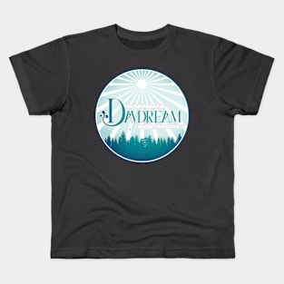 Don't Quit Your Daydream - Teal Kids T-Shirt